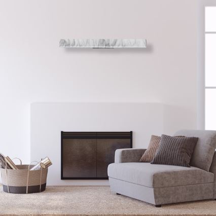 LED Nástěnné svítidlo PIERCE LED/24W/230V 60 cm bílá/šedá