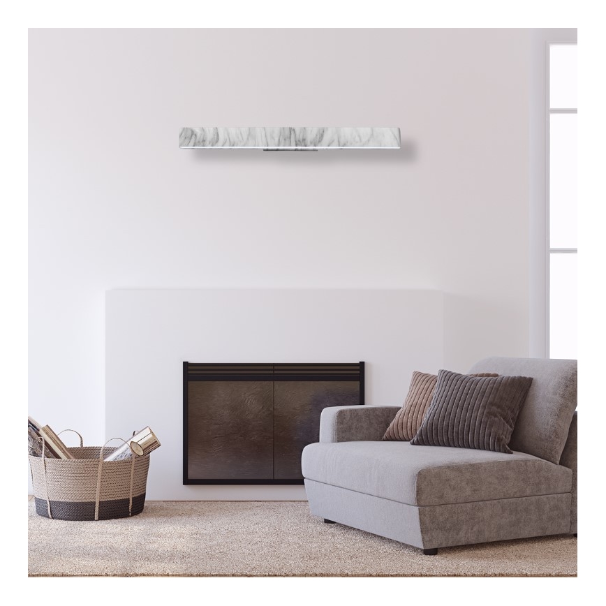 LED Nástěnné svítidlo PIERCE LED/24W/230V 60 cm bílá/šedá