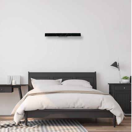 LED Nástěnné svítidlo PIERCE LED/24W/230V 60 cm černá