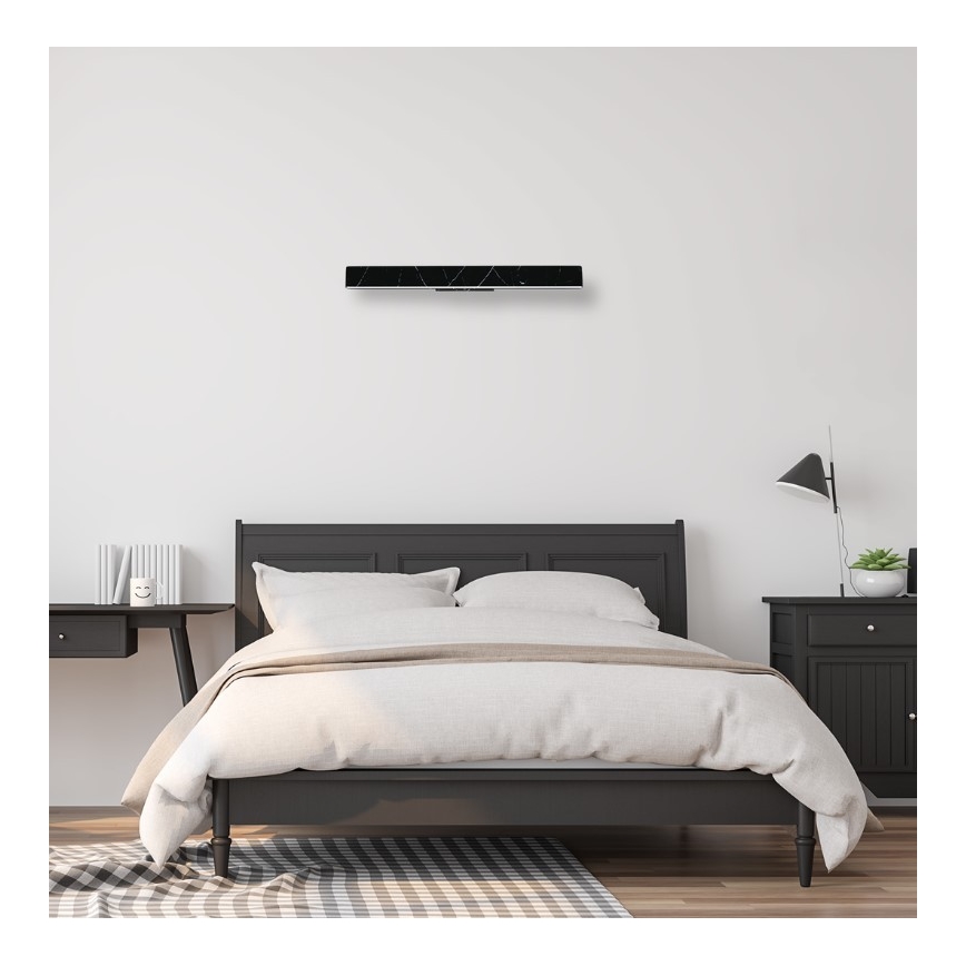 LED Nástěnné svítidlo PIERCE LED/24W/230V 60 cm černá