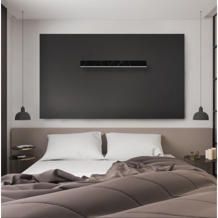 LED Nástěnné svítidlo PIERCE LED/24W/230V 60 cm černá