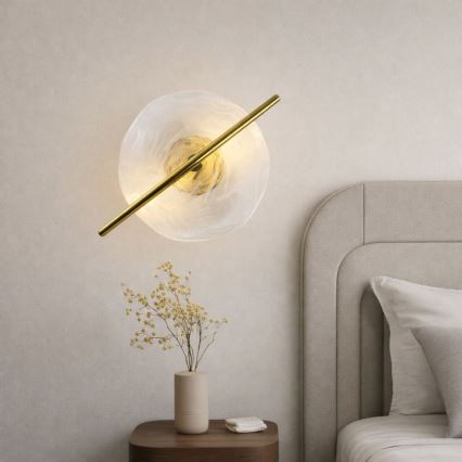 LED Nástěnné svítidlo RELAX LED/5W/230V zlatá/bílá