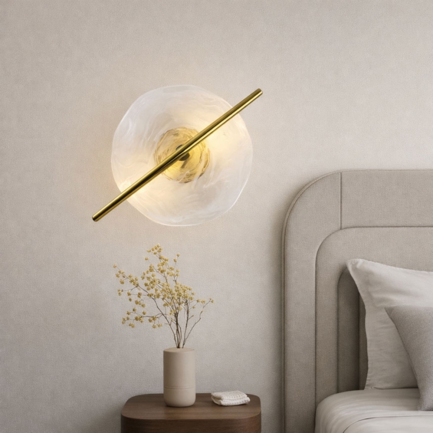 LED Nástěnné svítidlo RELAX LED/5W/230V zlatá/bílá