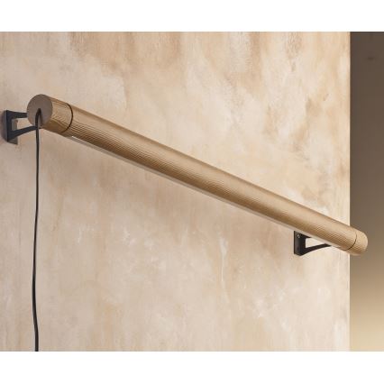 LED Nástěnné svítidlo ROLLO LED/30W/230V dřevo
