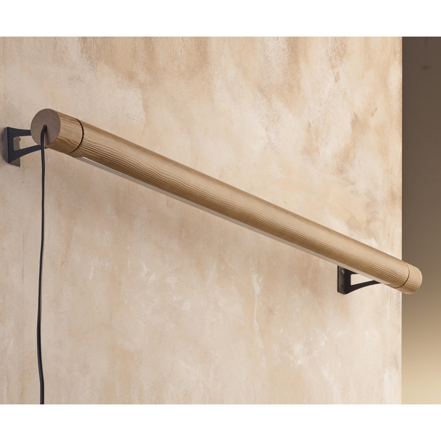 LED Nástěnné svítidlo ROLLO LED/30W/230V dřevo
