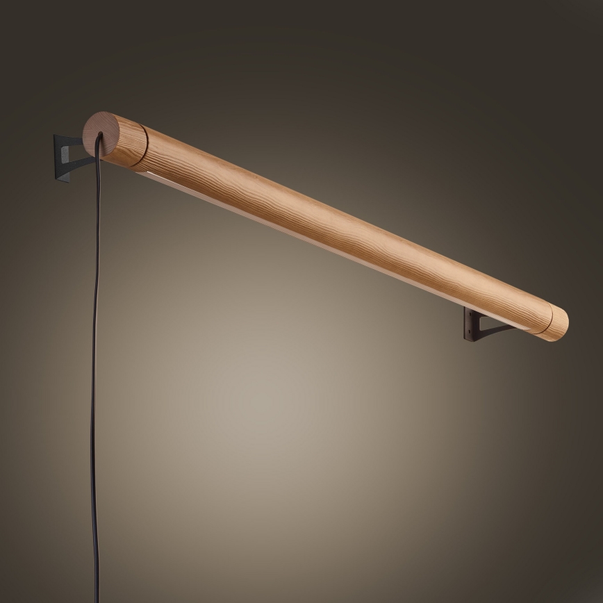 LED Nástěnné svítidlo ROLLO LED/30W/230V dřevo