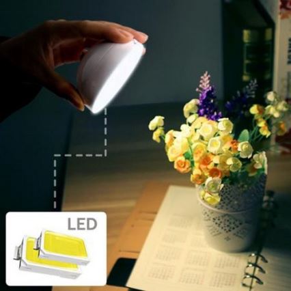 LED Nástěnné svítidlo se senzorem 5xLED/1W/4,5V 6000K