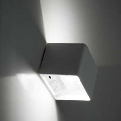 LED Stmívatelné nástěnné dotykové svítidlo se senzorem MIRI LED/2,5W/3,7V 3000/4000/6400K 4000 mAh bílá