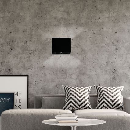 LED Stmívatelné nástěnné dotykové svítidlo se senzorem MIRI LED/2,5W/3,7V 3000/4000/6400K 4000 mAh černá