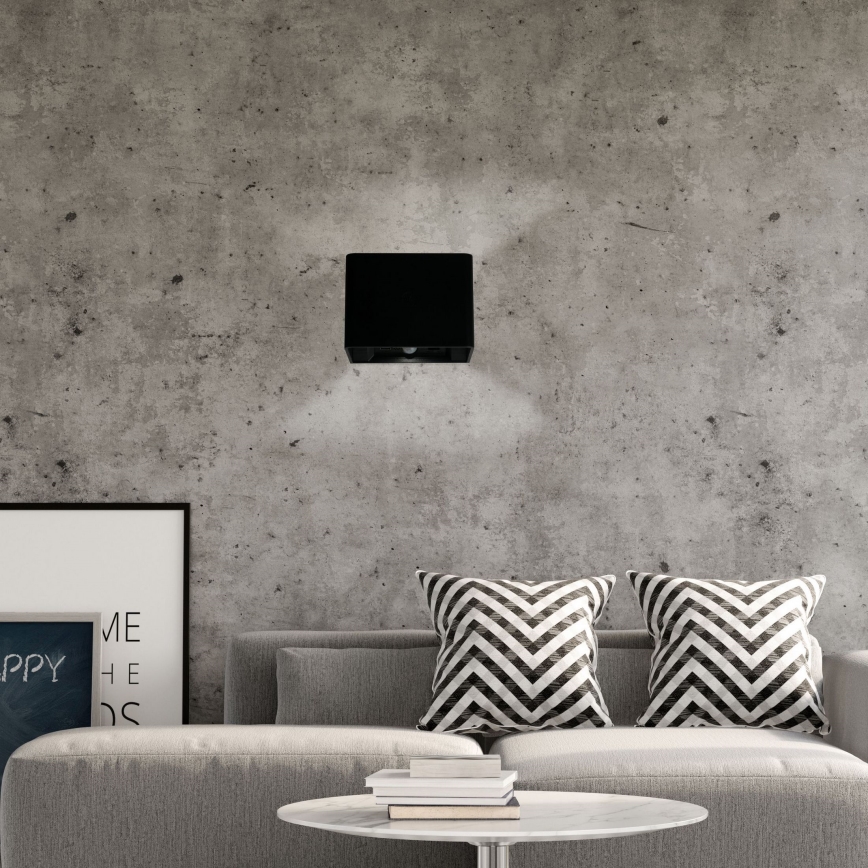 LED Stmívatelné nástěnné dotykové svítidlo se senzorem MIRI LED/2,5W/3,7V 3000/4000/6400K 4000 mAh černá