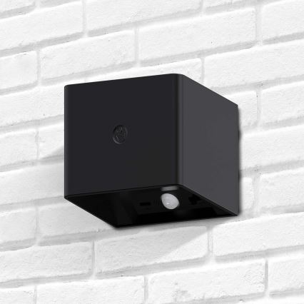 LED Stmívatelné nástěnné dotykové svítidlo se senzorem MIRI LED/2,5W/3,7V 3000/4000/6400K 4000 mAh černá