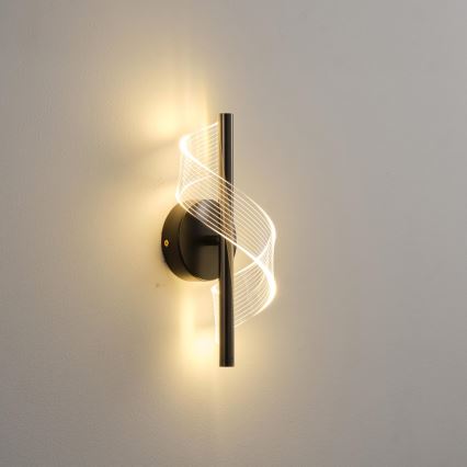 LED Nástěnné svítidlo SILK LED/8W/230V 3000K černá
