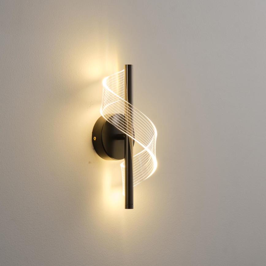 LED Nástěnné svítidlo SILK LED/8W/230V 3000K černá
