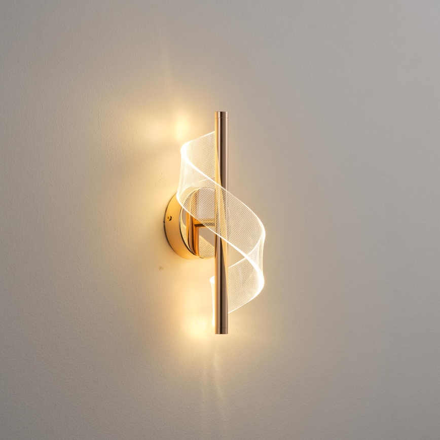 LED Nástěnné svítidlo SILK LED/8W/230V 3000K zlatá