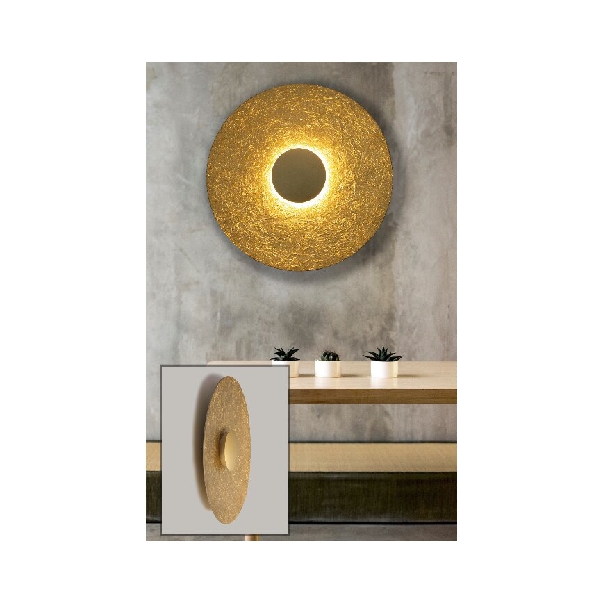 LED Nástěnné svítidlo SOLE LED/7W/230V pr. 44 cm zlatá
