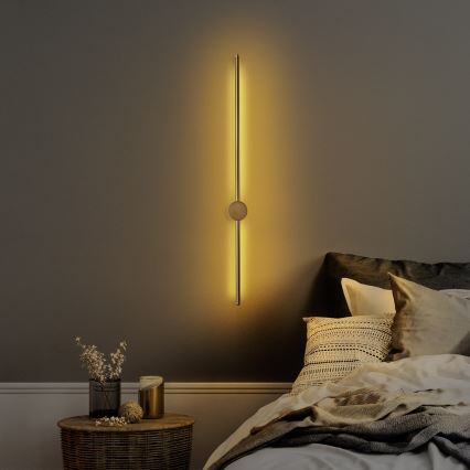 LED Nástěnné svítidlo SWORD LED/13W/230V 3000K matná zlatá