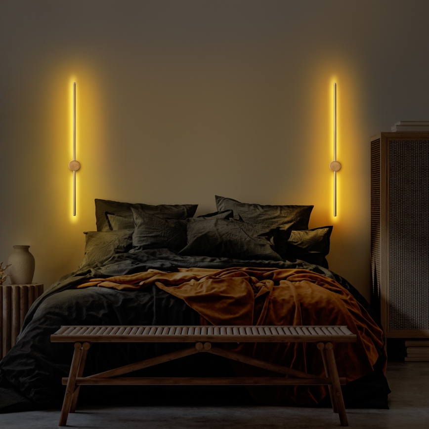 LED Nástěnné svítidlo SWORD LED/13W/230V 3000K matná zlatá