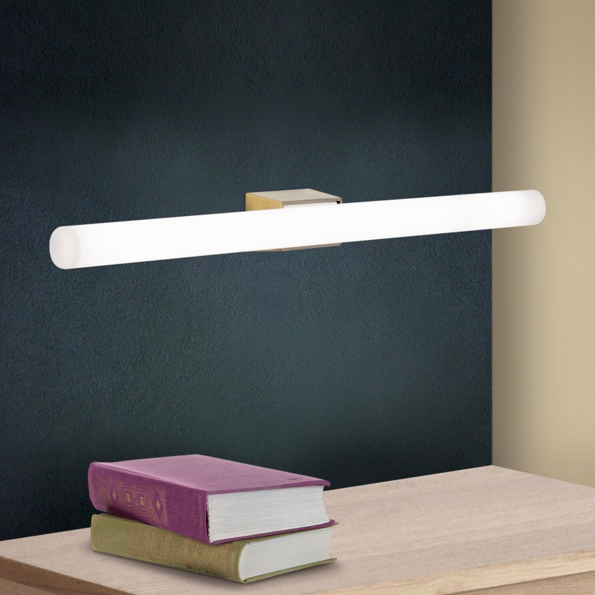 LED Nástěnné svítidlo VISAGIST 1xS14d/8W/230V mosaz