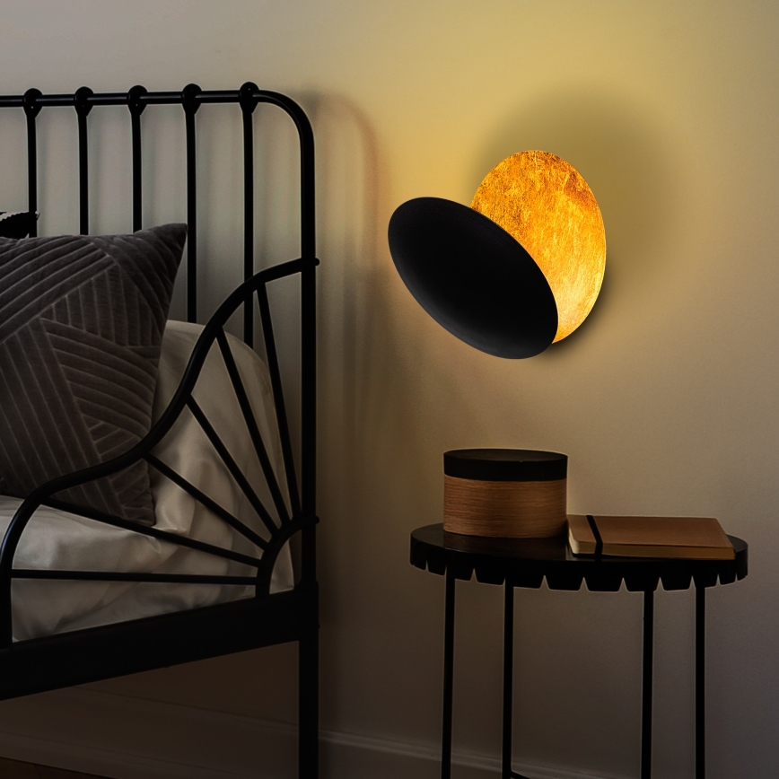 LED Nástěnné svítidlo YOSMA LED/5W/230V 3000K černá/měděná