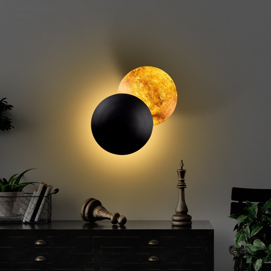 LED Nástěnné svítidlo YOSMA LED/5W/230V 3000K černá/měděná