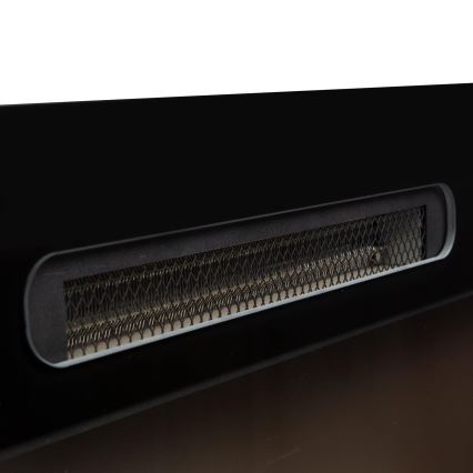 LED Nástěnný elektrický krb s topením LED/2000W/230V 48x91 cm + dálkové ovládání