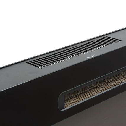 LED Nástěnný elektrický krb s topením LED/2000W/230V 48x91 cm + dálkové ovládání