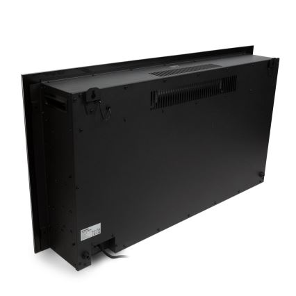 LED Nástěnný elektrický krb s topením LED/2000W/230V 48x91 cm + dálkové ovládání