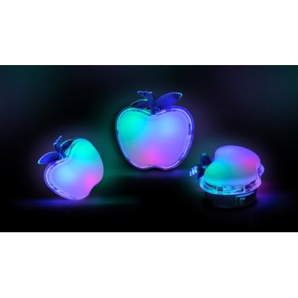 LED Noční světlo do zásuvky APPLE LED/0,4W/230V