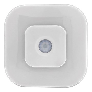 LED Noční světlo se senzorem LED/0,5W/4,5V 3xAAA bílá