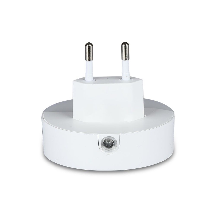 LED Noční světlo se senzorem soumraku do zásuvky 2xUSB LED/0,45W/230V 3000K