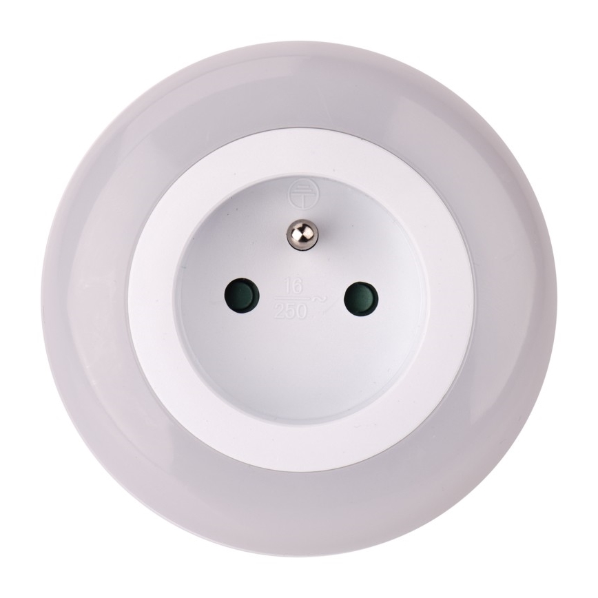 LED Noční svítidlo do zásuvky se fotosenzorem 3xLED/0,63W/230V