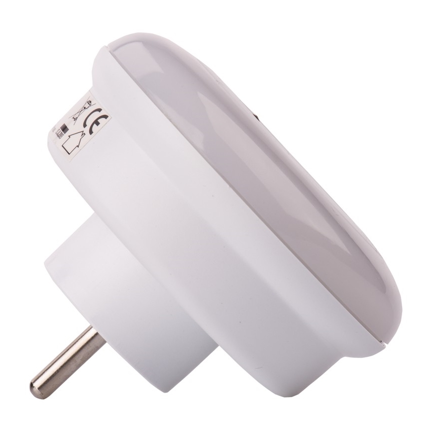 LED Noční svítidlo do zásuvky se fotosenzorem 3xLED/0,63W/230V
