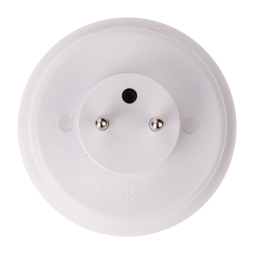 LED Noční svítidlo do zásuvky se fotosenzorem 3xLED/0,63W/230V