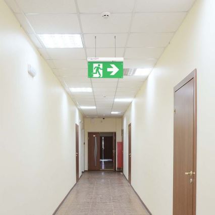 LED Nouzové svítidlo EMERGENCY EXIT LED/2,5W/230V 4v1 6000K