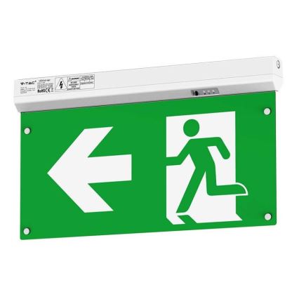 LED Nouzové svítidlo EMERGENCY EXIT LED/2,5W/230V 4v1 6000K