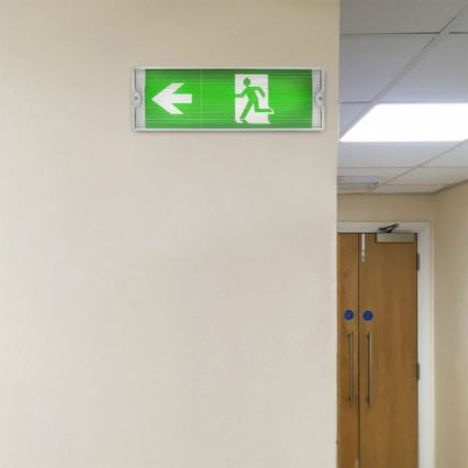 LED Nouzové svítidlo EMERGENCY EXIT LED/3W/230V 6400K IP65