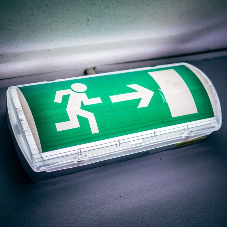 LED Nouzové svítidlo EMERGENCY EXIT SAMSUNG CHIP LED/4W/230V 6000K IP65