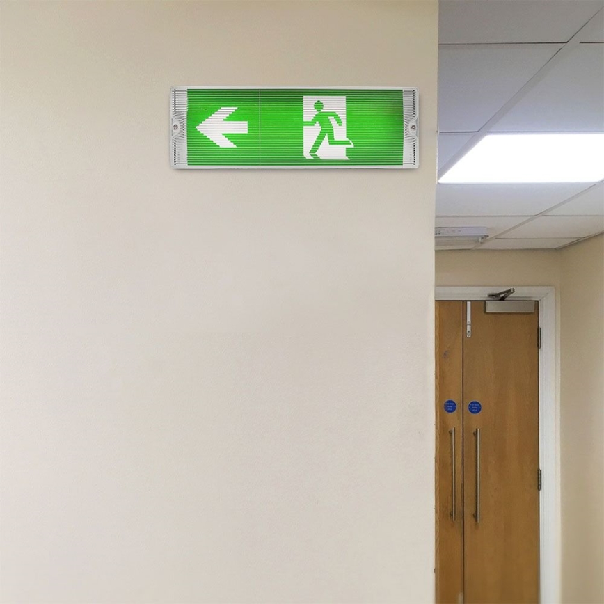 LED Nouzové svítidlo EMERGENCY EXIT SAMSUNG CHIP LED/4W/230V 6000K IP65