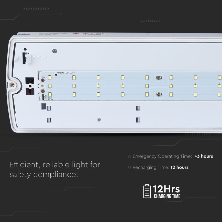 LED Nouzové svítidlo EMERGENCY EXIT SAMSUNG CHIP LED/4W/230V 6000K IP65