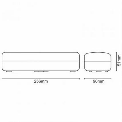 LED Nouzové svítidlo LED/3W/230V 6000K