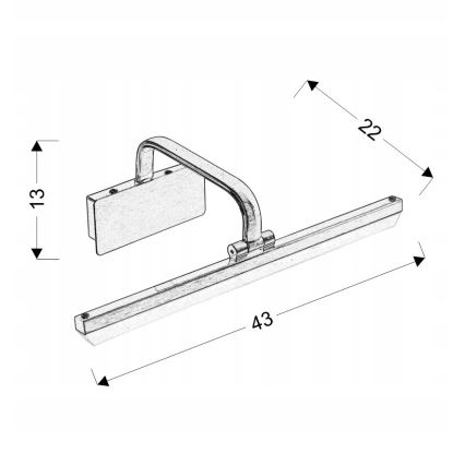 LED Obrazové svítidlo HANG LED/8W/230V