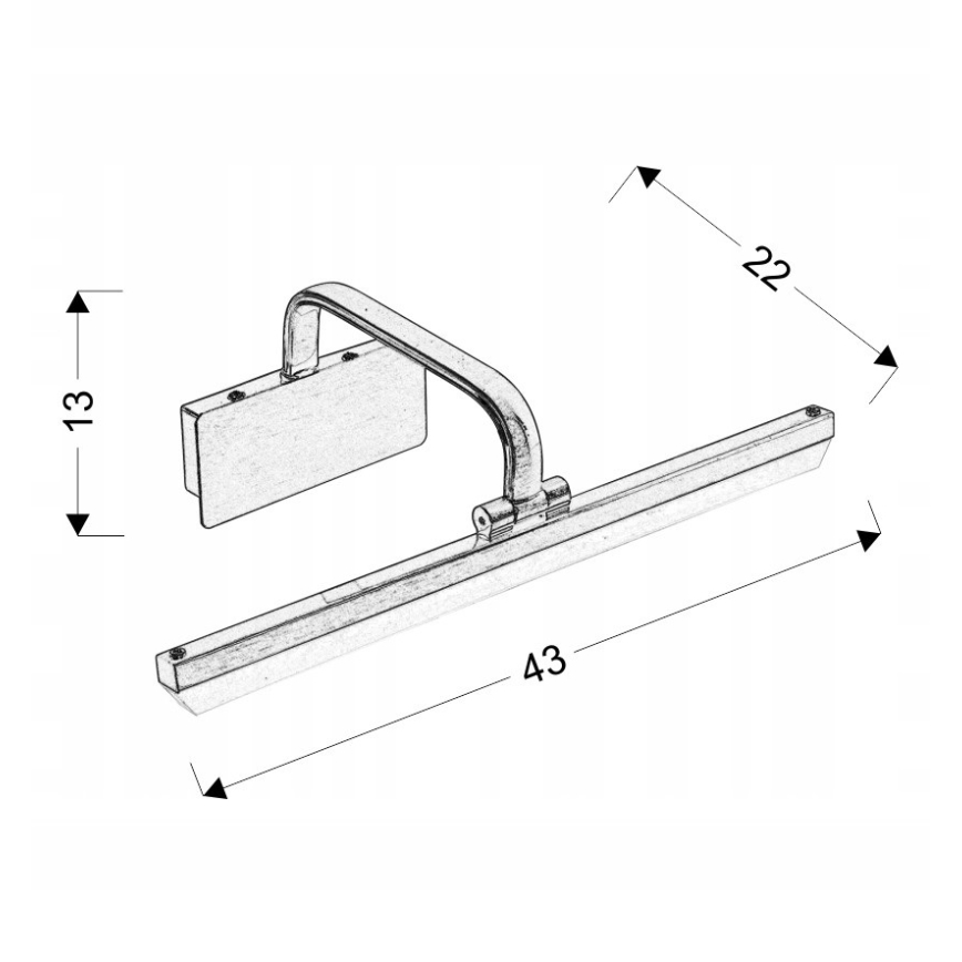 LED Obrazové svítidlo HANG LED/8W/230V