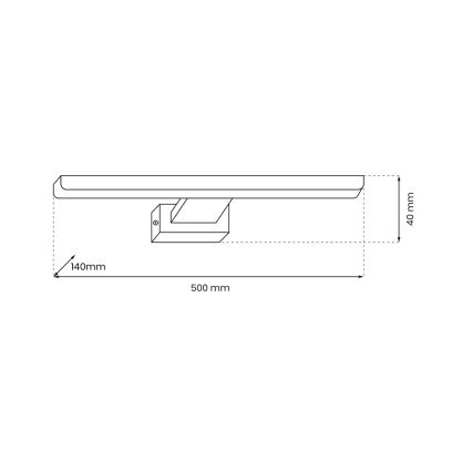 LED Obrazové svítidlo PINTO LED/12W/230V bílá