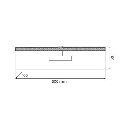 LED Obrazové svítidlo PRADO LED/11W/230V černá