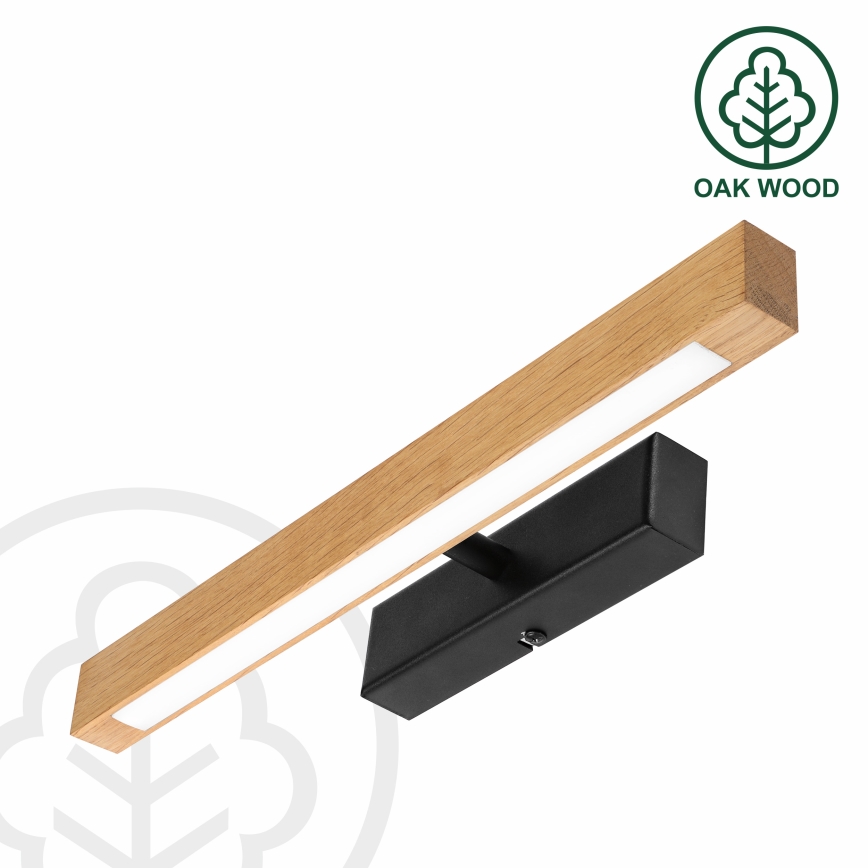 LED Obrazové svítidlo VERDE LED/5,5W/230V 3000K 46 cm dub/černá