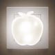 LED Orientační svítidlo do zásuvky LED/1W/230V jablko