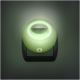 LED Orientační svítidlo se senzorem do zásuvky LED/1W/230V zelená