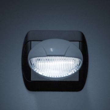 LED Orientační svítidlo se senzorem do zásuvky LED/3W/230V