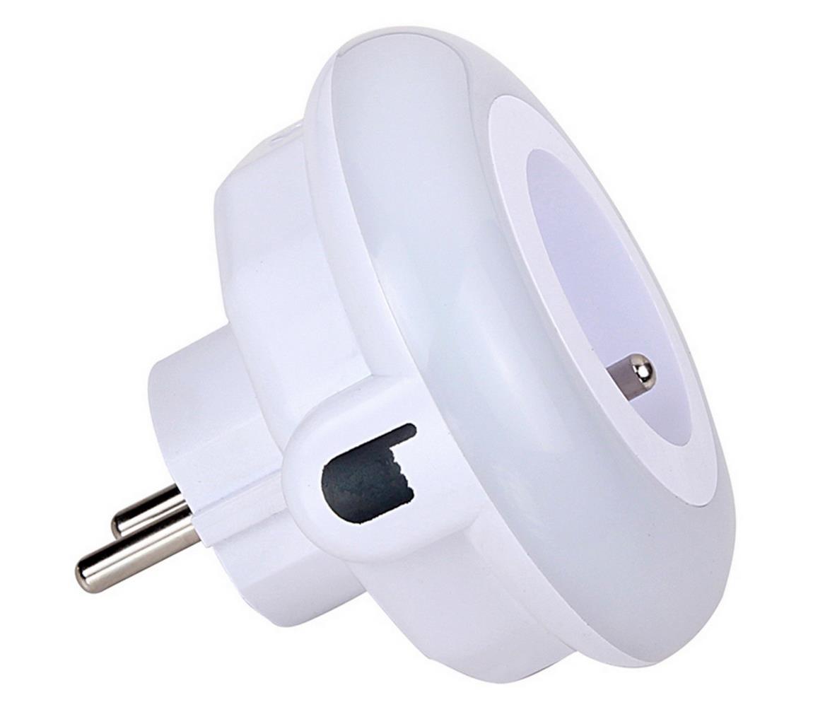 Retlux LED Orientační svítidlo se soumrakovým senzorem a zásuvkou LED/0,6W/230V FT0041