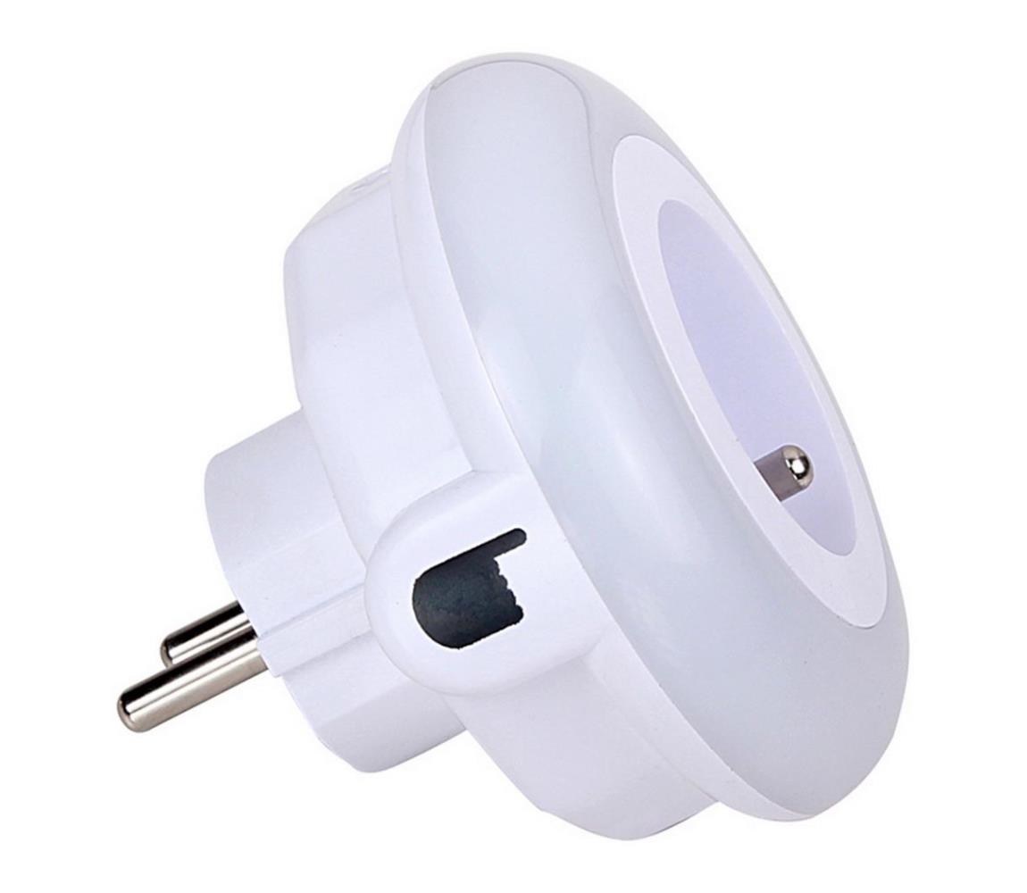 Retlux LED Orientační svítidlo se soumrakovým senzorem a zásuvkou LED/0,6W/230V FT0041